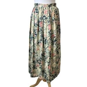 Cloak of Many Colors Liberty & Lucrezia Floral Cottagecore Vtg Maxi Skirt Sz8